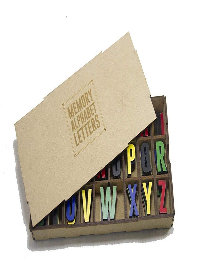 Keebori Alphabet Memory Character Capital Letters ABCD English Alphabets Learning & Educational Puzzle Board Toy Puzzle Toys 5 pcs Each Alphabet (Multi Color) - Image 3